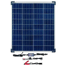 OptiMATE SOLAR + 80W Solar Panel, TM-523-8, Solar Pulse Charger, Tester & Maintainer for 12V batteries, with 80W solar panel