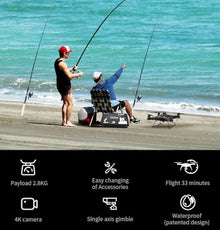 Camoro Ideafly Fishing Drone 3KG Payload 4K Camera Standard Set