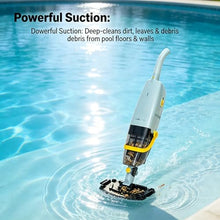 zcjysqav Cordless Handheld Pool Vacuum, Rechargeable Pool Cleaner for Spa Hot Tub & Small Pool with Powerful Suction