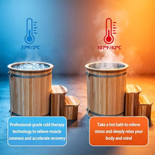 Outdoor Ice Bath Tub with 1HP Chiller, WiFi Control Ice Cold Plunge Therapy