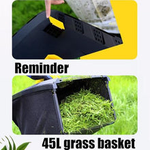 NJDQFA Electric Mower Cordless,Battery Operated Lawn Mower with 6 Adjustable Height 45L Collection Bag,80-Min Runtime Cordless Mower Brushless Motor