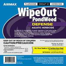 Airmax Wipeout Pond Weed Defense Herbicide & Aquatic Weed Control, 16 Ounce