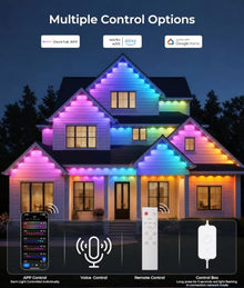 200ft Permanent Christmas Lights Outdoor Max, RGBCW 60LM Triple-LED Lights