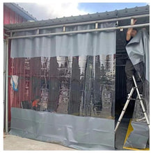 exproyzk Outdoor Vinyl Tarp Panel, Industrial Waterproof Car Wash Curtain