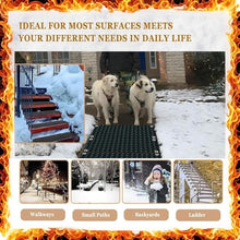 iumLeap Heated Snow Melting Mat, 600W Non-Slip Ice Melt Pad for Stairs Driveways, 30% Better Waterproof, 26% Thicker, 2in/H Melt Rate, 5pcs-10 * 48in (25.4 * 121.9cm)