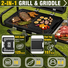 BESTFIRE Foldable Propane tailgate grill Enamel-coated Rust-resistant Body