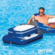 Intex 26325EH Ultra XTR 16ft x 48in Above Ground Swimming Pool Set with Sand Filter Pump, Inflatable Lounge Pool Recliners (2-Pack) and Inflatable Beverage Cooler