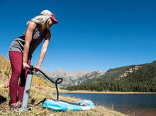 California Board Company 132 Current Inflatable Stand Up Paddle Board Blue/White/Black