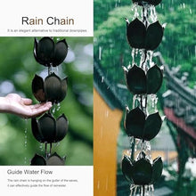 YUSIWOAL Rain Chains Rain Catcher Chain for Outdoor Gutters Drainage, Petals Shape Rain Guide Chains(300cm/10ft)