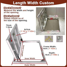 HDYZJQ Floor Access Panel That Accepts Flooring on Top, Hidden Floors Hatch Door for Basement Cellar Attic Emergency Escape, Crawl Space Inspection Hole Entrance Cove(56x61cm (22x24in))