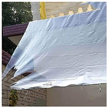 ZHANGQINGXIU Transparent Tarpaulin, Waterproof Weather Resistant PVC Curtain Panel with Grommets, Outdoor Canopy Garden Furniture Covers, 48 Sizes (Color : Clear, Size : 4x5m)