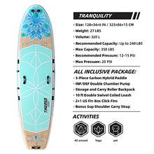 THURSO SURF Tranquility Yoga Inflatable Stand Up Paddle Board Blue