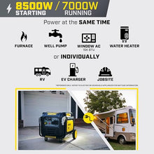 Champion Power Equipment 8500-Watt Electric Start Home Backup Portable Inverter Generator with Quiet Technology and CO Shield