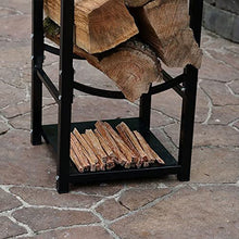 WXPWAMZ Firewood Rack Firewood Racks 2 Tier Fireplace Logs Storage Stand ? With Hanging Hooks, Tall 32. 3Inch Indoor Outdoor Stacking Firewood Rack, Winter Fireside Firewood Holder