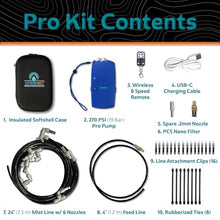 EXTREMEMIST Portable Mist System Pro 24ft Wireless Outdoor Cooling Kit