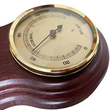 Fischer Sheraton Weather Station, Thermometer, Barometer & Hygrometer 555 x 165 mm - 4673-34 (Rustic Oak)