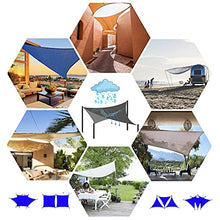 DYKL Rectangle Sun Shade Sail Canopy 20x26ft 90% UV Blockage White
