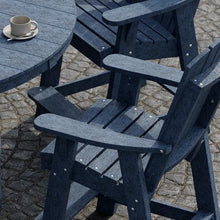 Wildridge® Heritage 60” Pub Table Set, Patriot Blue - Outdoor All-Weather Poly Furniture for Patio, Porch, Deck