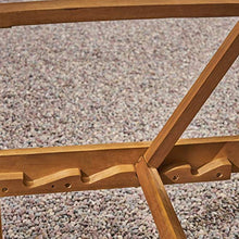 Great Deal Furniture Outdoor Rustic Acacia Wood Chaise Lounge Set of 4 Natural Stained + Mix Mocha