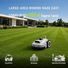 LOPKIN L2500 Robot Lawn Mower for 1 Acre, NetRTK + AI Vision Lawnmower Robot, Wi-Fi HaLow Connectivity, No Boundary Wire, AI Obstacle Avoidance, App Control, 60dB Quiet, Multi-Zone Management, IP66