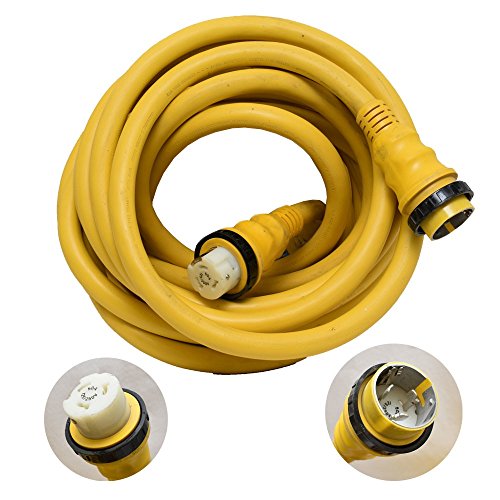 Marinco 50Amp 125/250V Shore Power Cable 50' Yellow