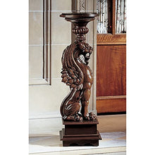 Design Toscano English Griffin Pedestal Plant Stand Cherry