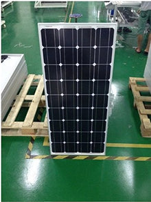 GOWE 1000w panels for off grid solar system100w mono solar panel 10pcs 20A 12V/24V Solar charge controller 5pcs