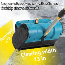 Electric Snow Blower,Featherlight Design Suits Every Family Member, Detachable Compact Size Stores Behind the Door, Clears Properties and Paths Fast 1Battery