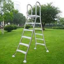 Above Ground Pool Ladder 550 Lbs 33/43/53/63" Heavy Duty Double-Sided 2/3/4/5 Steps Swimming 304 Stainless Steel Anti-Slip for Indoor/Outdoor Pools,63 inch