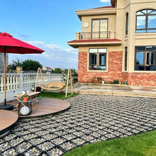 19.7ft×33ft Geo Cell Gravel Grid, Heavy-Duty HDPE Soil Stabilization Grid, Permeable Ground Grid for Slope Protection, Retaining Wall, Patio, Lawn and Outdoor Landscape Use(7ft)