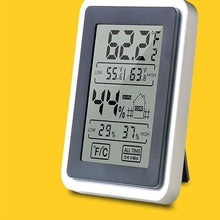 ASWRTYJO ABS Digital Display Hygrometer Touch Screen Remember High Low Temperatures