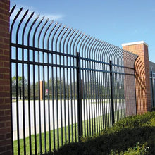 ALEKO 8-Panel Steel Security Fencing Kit Curved Top