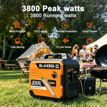 JEKAL 3800W Quiet Portable Inverter Generator, Gas Generator for RV Camping