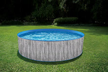 Blue Wave Capri Steel Wall Package Above Ground Swimming Pool Gray