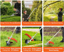 Multi 62CC 2-Strokes 10 in 1 Brush Cutter Grass Trimmer Weed Wacker Weed Eater Edger Lawn Tool