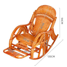 Family Leisure Rattan Chair, Warm in Winter and Cool in Summer, Strong Load-Bearing Capacity, Suitable for Garden Porch Balcony Leisure Use(A,120 * 94 * 53cm)