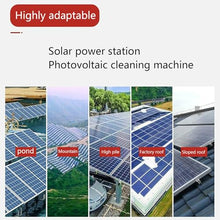 Solar Panel Cleaning Brush Extendable Rod Water Hose Fed Brush Tall Windows Cleaning Brush Telescoping Spray Brush for Cleaning Solar Panel, Roof, Pool, RV,3.5m(11.5ft)