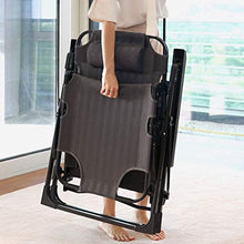 JIOLLGBBM Zero Gravity Recliner, Folding Patio Lounge Chair with Headrest, Adjustable Lawn Chair, 330 lb Capacity, for Outdoor Camping, Patio, and Lawn Use (C) (D)