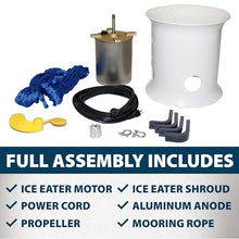 Ice Eater Submersible Pond & Lake Deicer for Boat Docks & Marinas, Winter Water Pump for Circulation & Aeration, P1000 1 Horsepower - 25 Ft Cord 115V