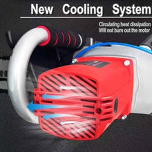 Corded Electric Concrete Saw Chain Saw for Wall Chasing, Wall Chaser 5800W/6500W High Power, 35cm/48cm Cutting Depth, Diamond Chain, Wet & Dry Dustless Cutting for Remodeling Projects 5800W350