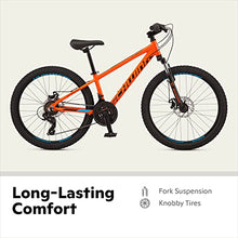 Schwinn High Timber ALX Youth Mountain Bike 24-Inch 21-Speed Orange