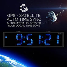 Ivation Large Outdoor Waterproof Digital Clock w/Big Display & Timer, 48"