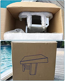 SDVantage Standard Pool Diving Platform, Indoor Outdoor Competition Professional Diving Boards, Heavy Duty Diving Board, Blue