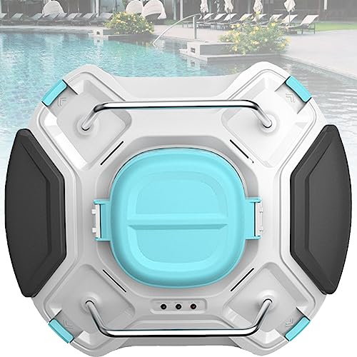 Automatic Pool Vacuum Cleaner, Cordless Robotic Swimming Pool Cleaner with Smart Navigation,Top Load Filter - Underwater Cleaner