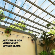Wooden Pergola Kit with Vine Support for Backyard Shade and Climbing Plants