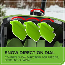 Greenworks 80V 12" Brushless Snow Shovel, with Directional Vanes and LED Light, Not Included Battery and Charger