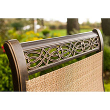CAMBRIDGE Legacy 9-Piece Outdoor Dining Set with 8 Swivel Rockers Tan