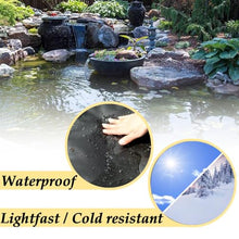JEDAL Black Pond Liner, 13x20ft 13x20ft 13x20ft 13x20ft 13x20ft, PVC Fish Pond Liners Underlayment for Fish Ponds, Water Features, Garden Water Fountains, Waterfalls(Size:46x46ft)