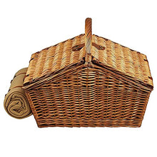 Rattan Picnic Basket Fruit Basket Ratan Storage Portable Gift Pathlar Picnic Basket Storage Basket Heart Type 46 31 H20CM