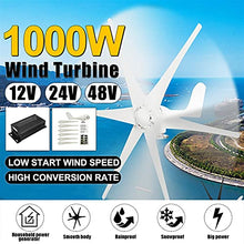48V 1000W Wind Generator with Charge Controller for Free Wind Turbine New Energy Generator - Onshore Wind(Without Controller)